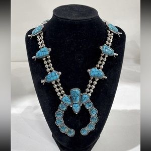Florenta Faux Turquoise Necklace